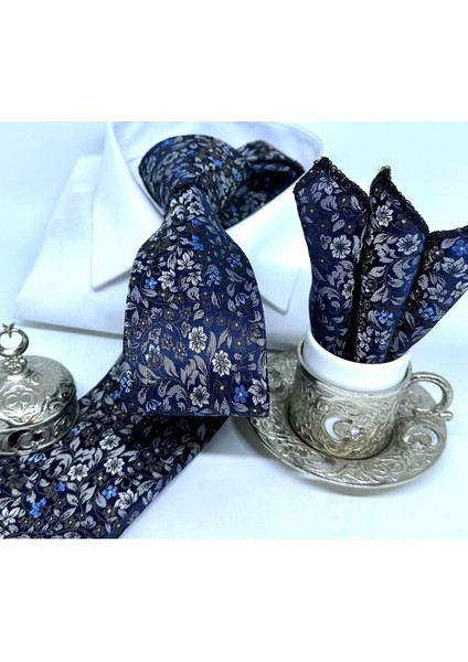 Dokuma Mendilli Kravat