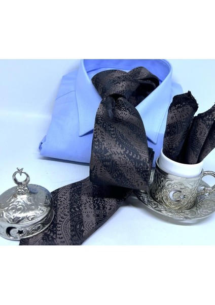 Dokuma Mendilli Kravat modelleri