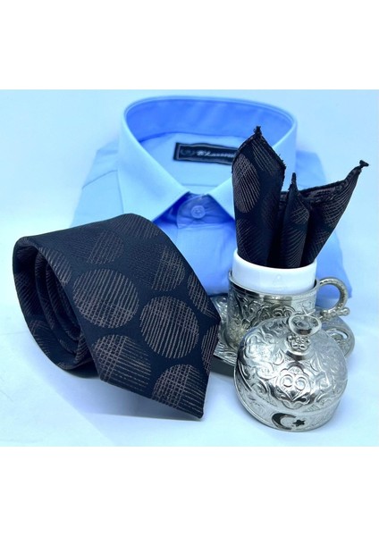 Dokuma Mendilli Kravat indirimleri