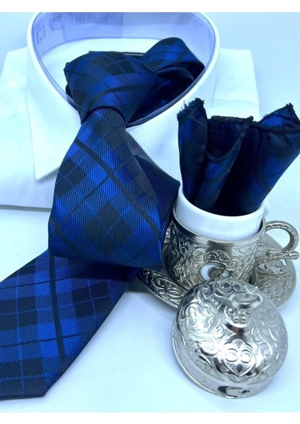 Dokuma Mendilli Kravat