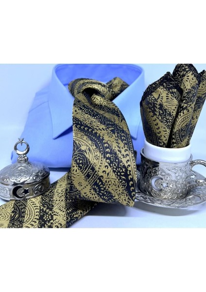 Dokuma Mendilli Kravat modelleri