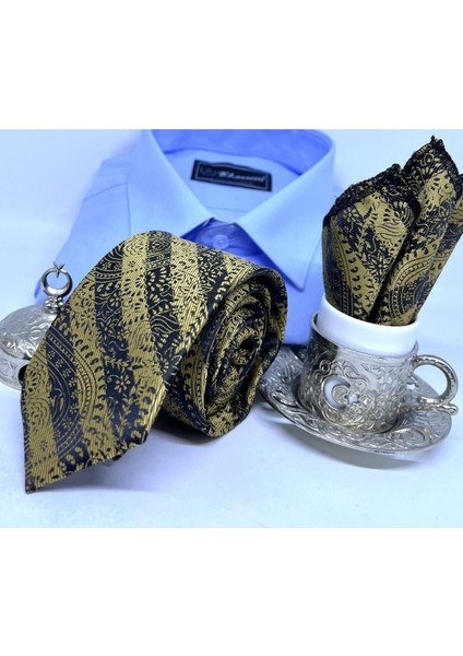 Dokuma Mendilli Kravat fırsatları