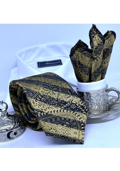 Dokuma Mendilli Kravat indirimleri