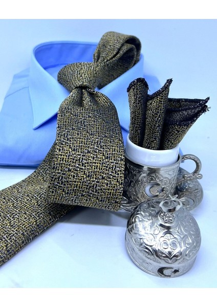 Dokuma Mendilli Kravat indirimleri