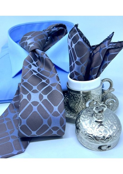 Dokuma Mendilli Kravat modelleri