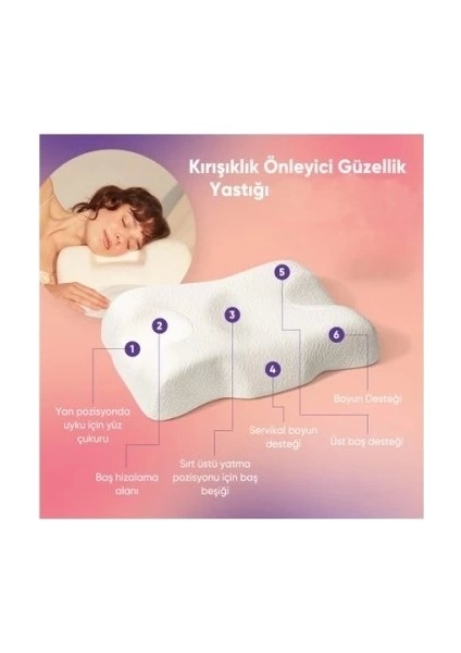 Kırışıklık Önleyici Ortopedik Güzellik Yastığı fiyatları