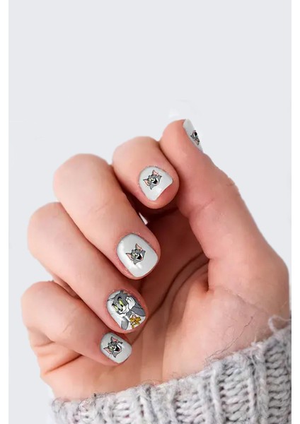 Çizgi Karakterler Tom Tırnak Süsü Tırnak Sticker fiyatları