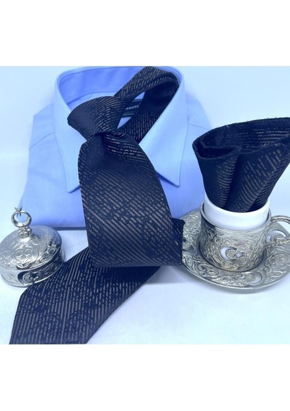 Dokuma Mendilli Kravat modelleri