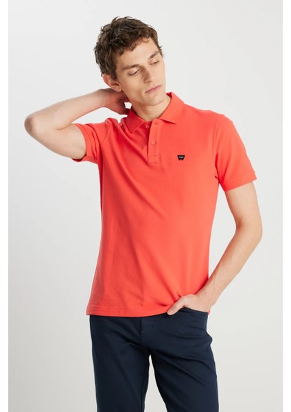 Erkek Regular Fit Polo Mercan Erkek Kısa Kol T-Shirt fiyatları
