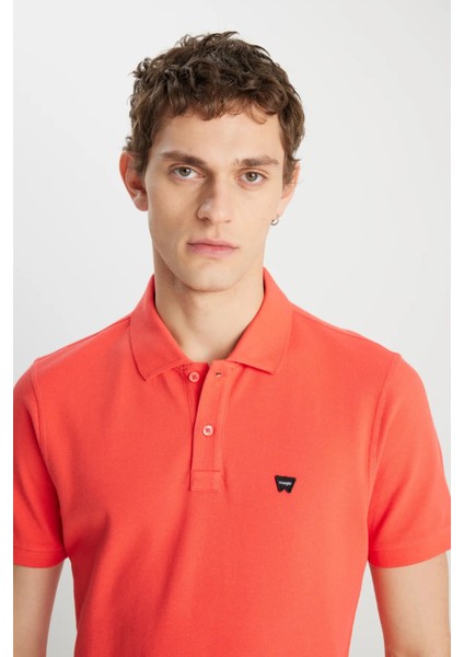 Erkek Regular Fit Polo Mercan Erkek Kısa Kol T-Shirt fırsatları