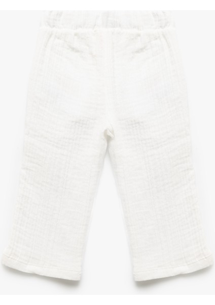 Beli Lastikli Pamuklu Cepli Müslin Pantolon fiyatları