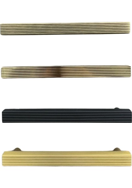 8801 Çizgili Modern Kalın Kulp Gold Renk 960 mm modelleri