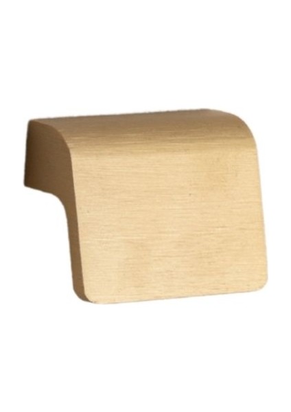 1743 Modern Kulp Fırçalı Mat Altın Renk 160 mm