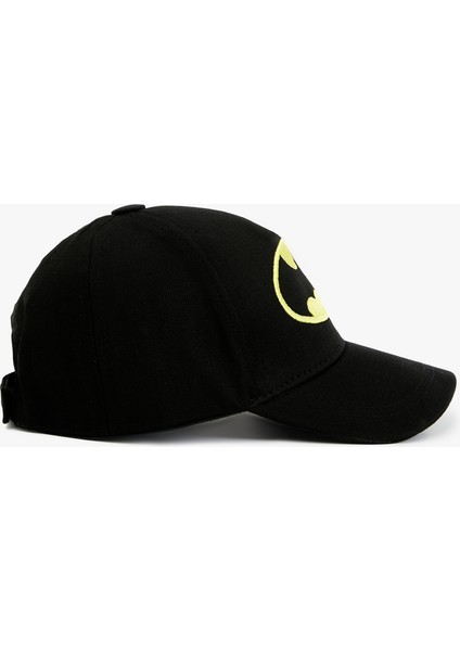 Batman Işlemeli Kep Şapka Lisanslı Pamuklu