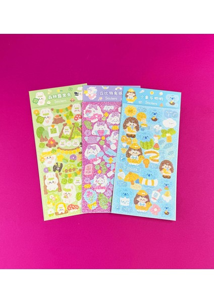 4'lü Hologramlı Sticker