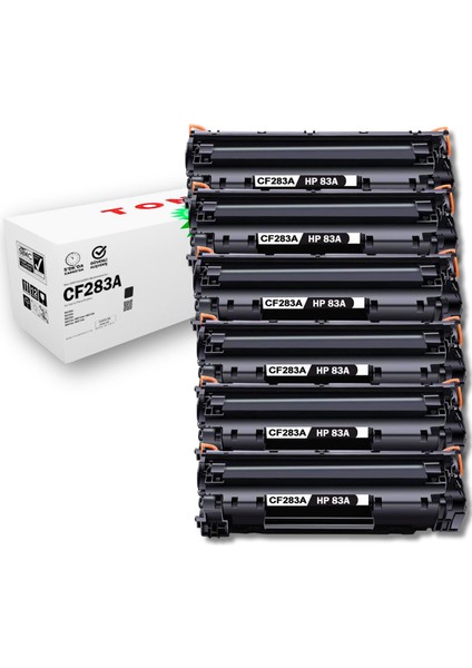 Hp CF283A / CRG737 Gücel Çipli Muadil Toner 6'lı Set | M201DW/M125RNW/MF-217/MF-247DW |