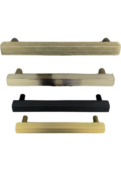 8801 Çizgili Modern Kalın Kulp Gold Renk 320 mm fiyatları