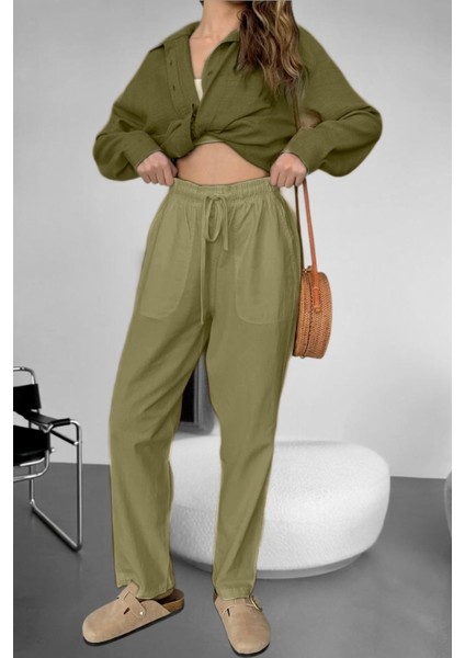 Keten Pantolon Hambez Alt Eşofman Rahat Kalıp Büyük Beden Ham Bez UNISEX%100 Pamuk Relaxed Beden Aralığı M-6xl fiyatları