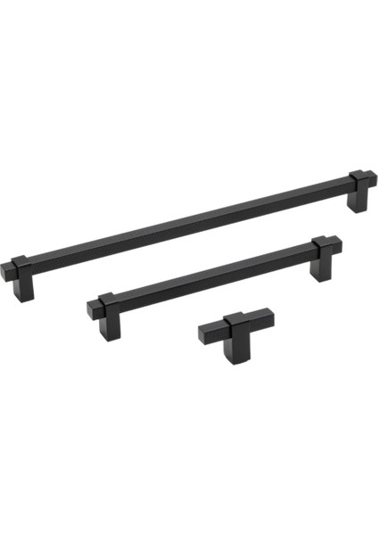 9223 Çizgili Modern Kulp Siyah Renk 1024 mm