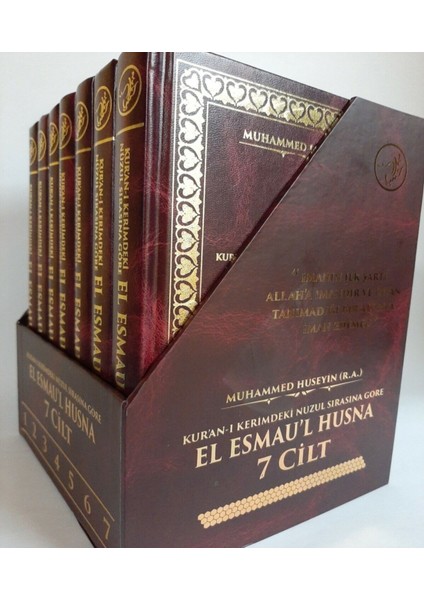 Allah'ın El Esmau'l Husna Seti 7 Cilt Pir Muhammed Hüseyin (R.a.)