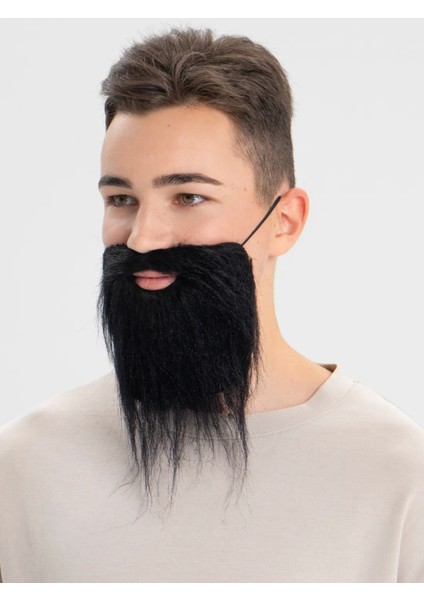 Siyah Renk Takma Sakal Bıyık Takımı (4887) fiyatları