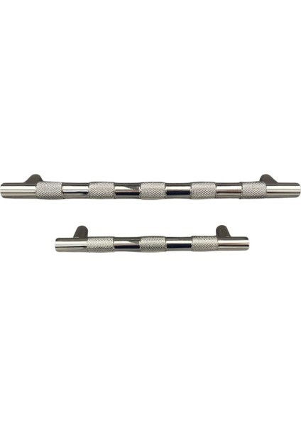 9387 Desenli Modern Kulp Parlak Nikel Renk 320 mm