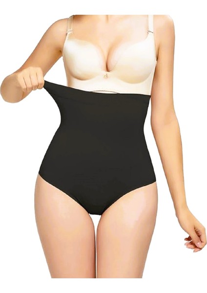 Göbek Alt Karın ve Basen Toparlayıcı Gögüs Altı Kadın Kaydırmaz Ten Yüksek Bel Silikonlu Slip Korse fiyatları