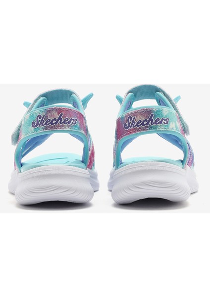 Jumpsters Sandal - Butterfly Brites Büyük Kız Çocuk Mavi Işıklı Sandalet 303109L Aqmt