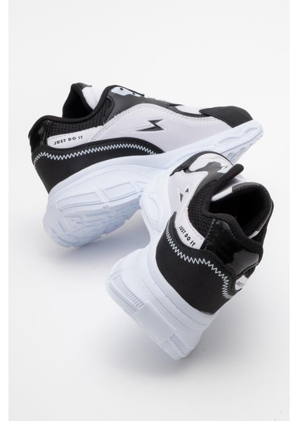Kadın Anorak Spor Ayakkabı BEYAZ SİYAH fırsatları