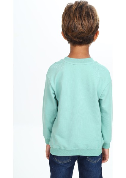 Erkek Çocuk Baskılı Sweatshirt