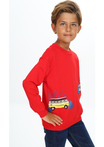 Erkek Çocuk Baskılı Sweatshirt fırsatları