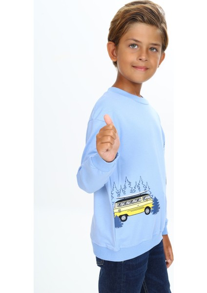 Erkek Çocuk Baskılı Sweatshirt modelleri