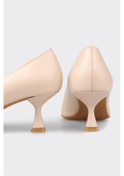 Pudra Deri Kadın Stiletto fırsatları