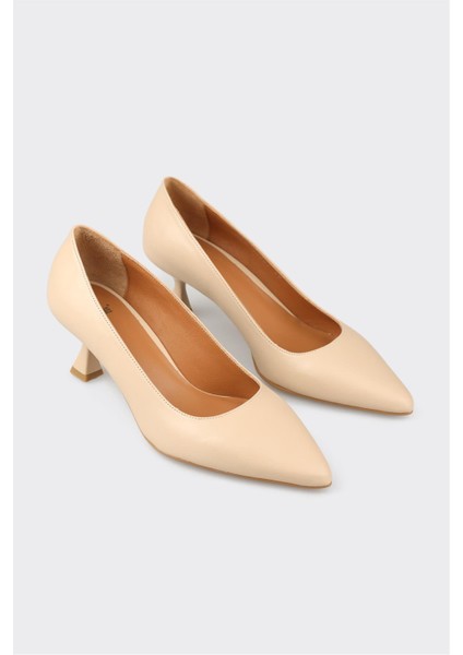 Naturel Deri Kadın Stiletto fiyatları