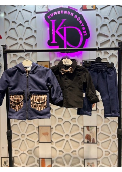 Erkek Çocuk Ceket Body Pantolon Alt Üst Takım Bayramlık 3'lü modelleri