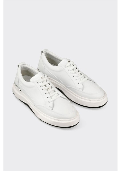 Beyaz Deri Erkek Spor Ayakkabı fiyatları