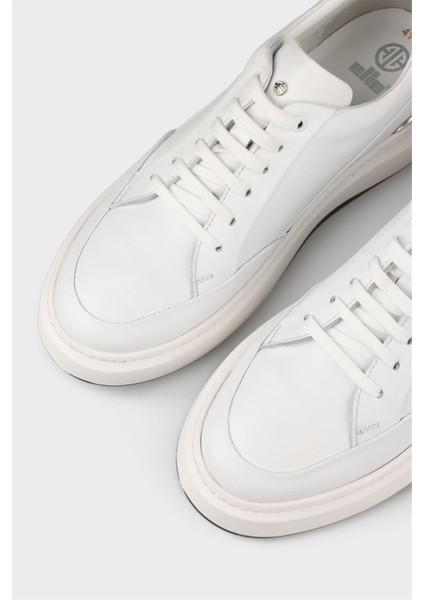 Beyaz Deri Erkek Spor Ayakkabı indirimleri