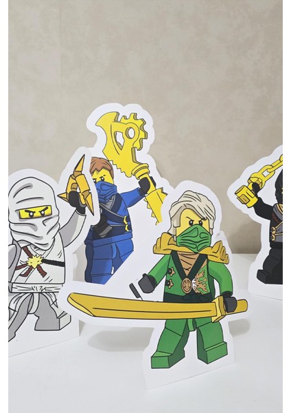 Ninjalar Tema Doğum Günü Balon Zinciri Seti Ninja Konsept Doğum Günü Süsleme Seti