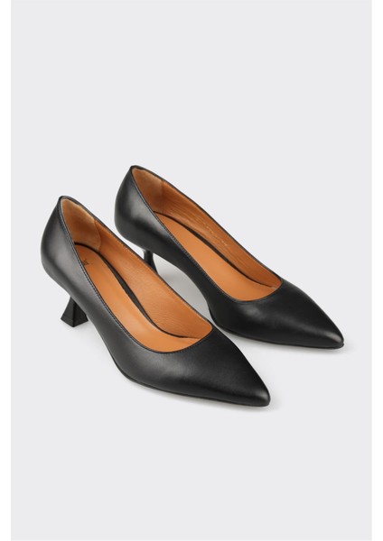 Siyah Deri Kadın Stiletto fiyatları