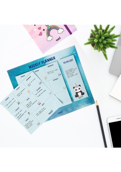 Masa Üstü Haftalık Planlayıcı Defter