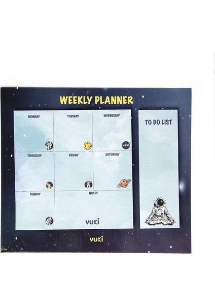 Masa Üstü Haftalık Planlayıcı Defter