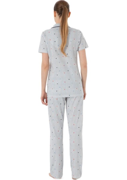 Kadın Lacivert Pijama Takım 20059 indirimleri