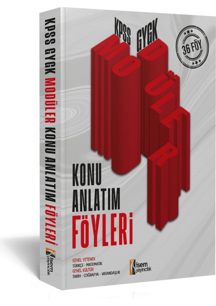 Isem 2025 Kpss Gygk Modüler Konu Anlatım Föyleri