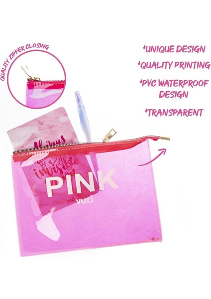 Renkli Fermuarlı Şeffaf Dosya (a5) modelleri