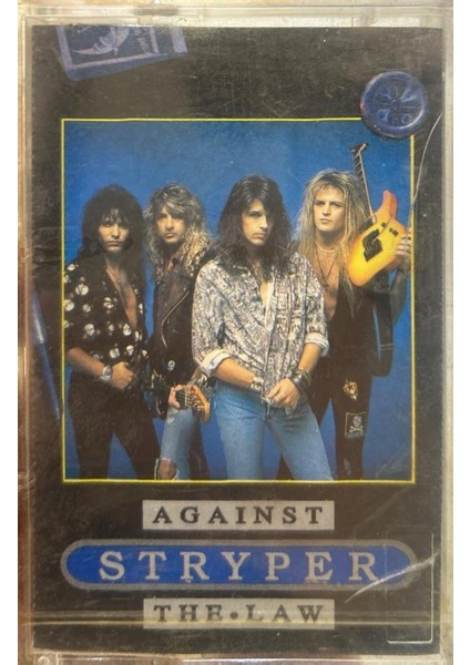 Kaset Stryper ‎– Against The Law 1990 Baskı Kaset