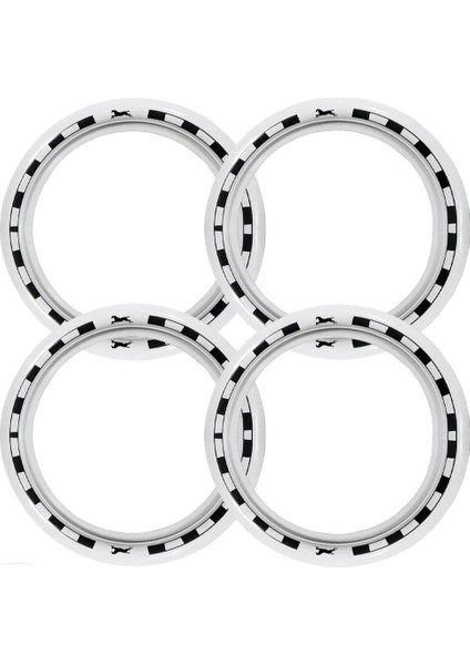 Kia Uyumlu 15 Jant At Desenli Lastik Yanağı Beyaz Renk 1 Takım 4 Adet