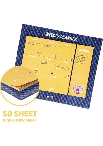 Masa Üstü Haftalık Planlayıcı Defter indirimleri