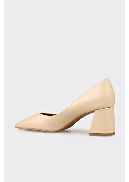 Naturel Deri Kadın Stiletto modelleri