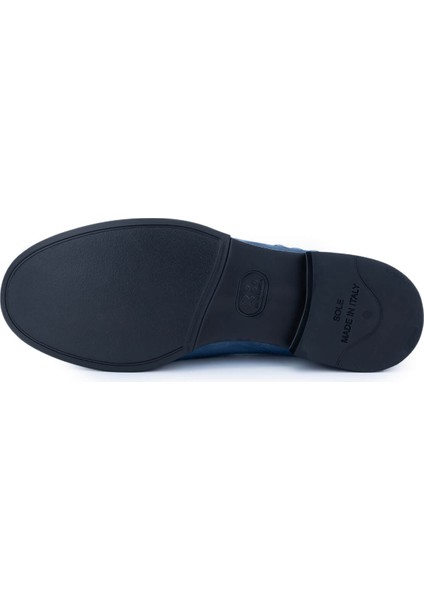 Erkek Mavi Nubuk Loafer Ayakkabı 1008 3484 Erk Ayk Y25 K.k.mavı Nbk