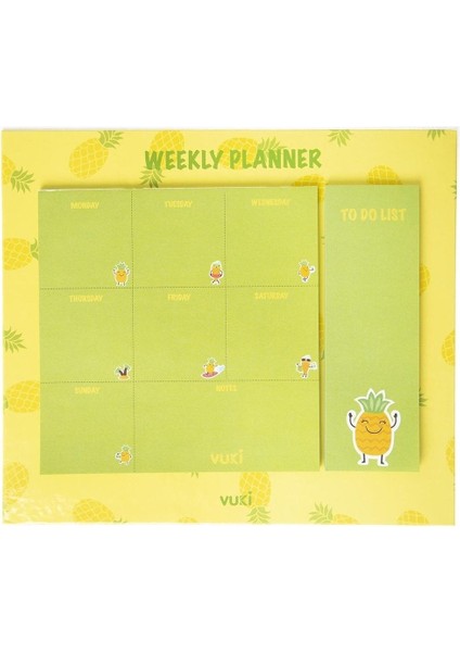 Masa Üstü Haftalık Planlayıcı Defter
